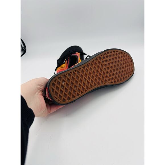 Vans off the Wall Rainbow Black with bright Stripes Casual Shoes‎ skate 6.5 Men main image 4